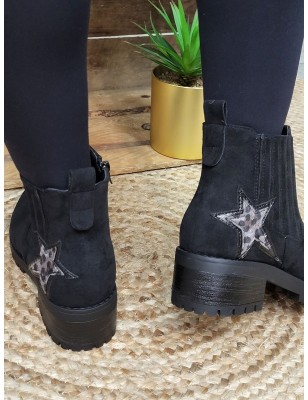 Bottines femme Stella noires
