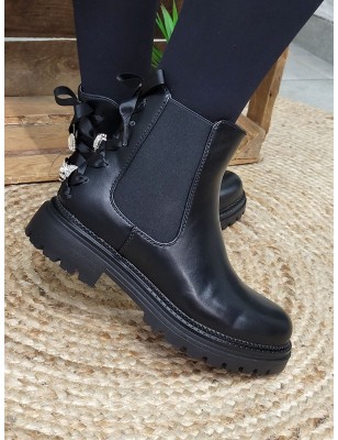 Bottines femme Xila noires
