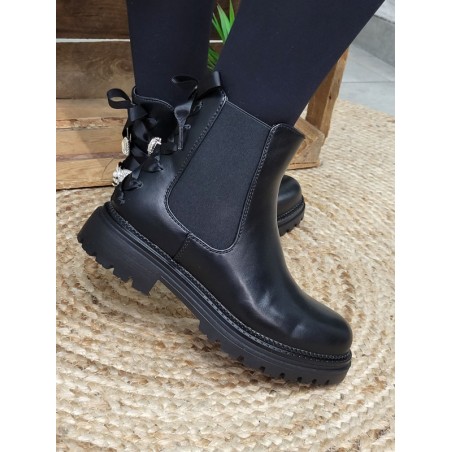Bottines femme Xila noires