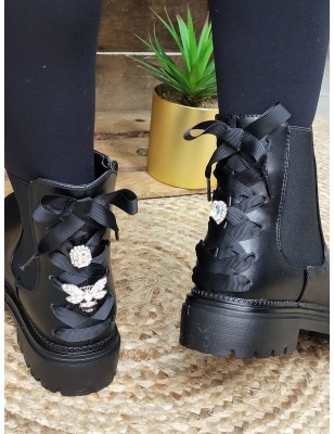 Bottines femme Xila noires