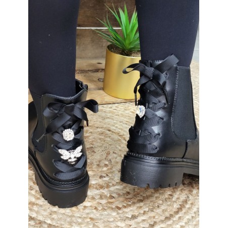 Bottines femme Xila noires