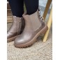 Bottines femme Xila taupe