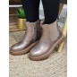 Bottines femme Xila taupe
