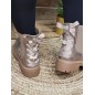 Bottines femme Xila taupe