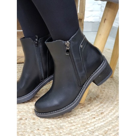 Bottines femme Elixia noires