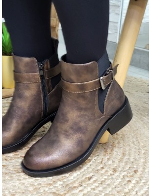 Bottines femme Yana bronze