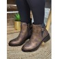 Bottines femme Yana bronze