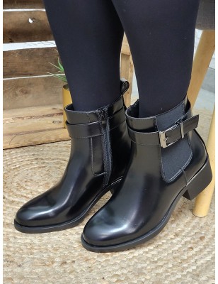 Bottines femme Naly noires