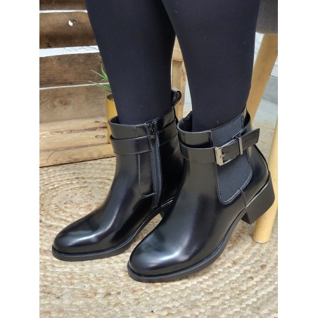 Bottines femme Naly noires