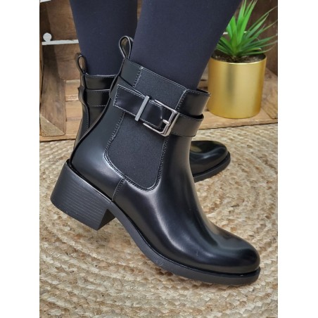 Bottines femme Naly noires