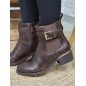 Bottines femme Naly marron