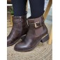 Bottines femme Naly marron