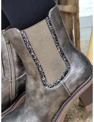 Bottines femme Anael bronze