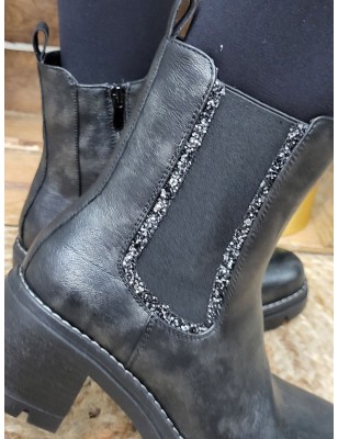Bottines femme Anael noires