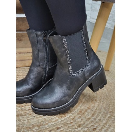 Bottines femme Anael noires