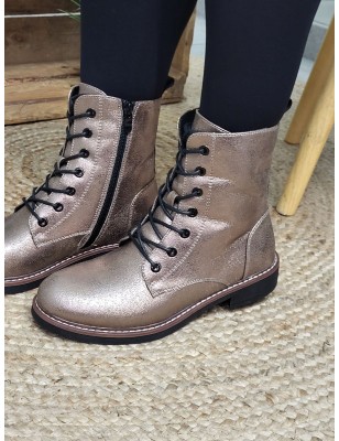 Bottines femme Tamara bronze