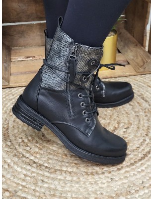 Bottines femme Alysee noires