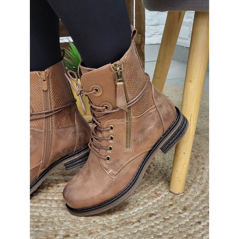 Bottines femme Alysee camel Bottines femme Alysee camel
