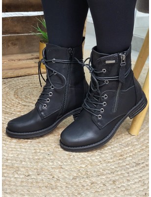 Bottines femme Liona noires