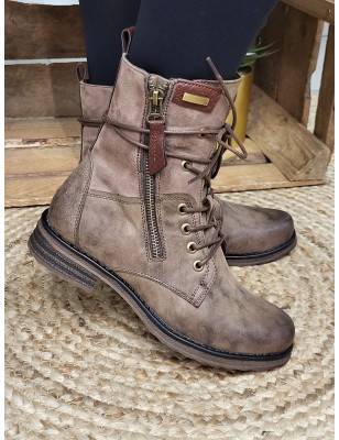 Bottines femme Liona marron