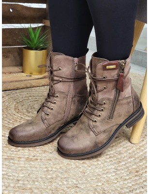 Bottines femme Liona marron