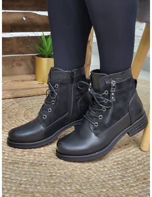 Bottines femme Gaelle noires