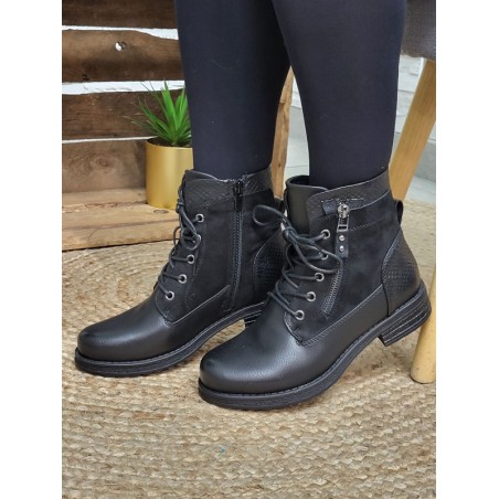 Bottines femme Gaelle noires