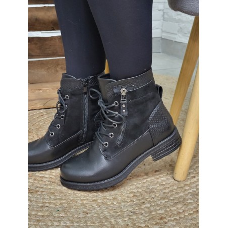 Bottines femme Gaelle noires