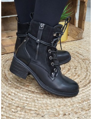 Bottines femme Galia noires