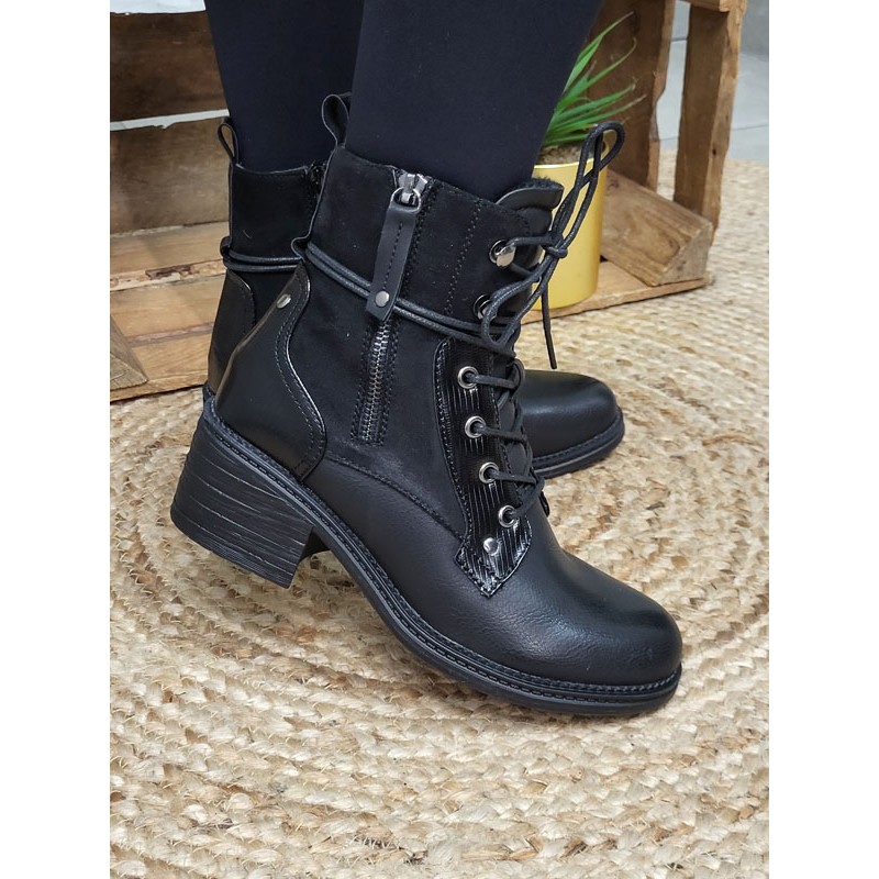 Bottines femme Galia noires