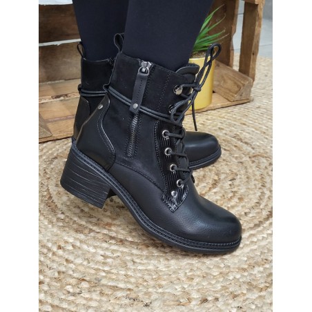 Bottines femme Galia noires