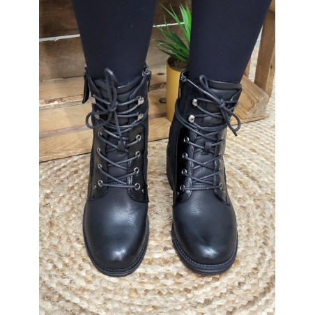 Bottines femme Galia noires