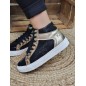 Baskets montantes femme Kaporal Shine noires