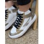 Baskets montantes femme Kaporal Shine blanches