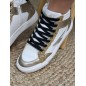 Baskets montantes femme Kaporal Shine blanches