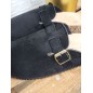 Sabots femme daim basic Maya noirs
