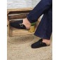Sabots femme daim basic Maya noirs