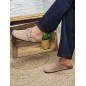 Sabots femme daim basic Maya taupe