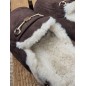 Sabots femme daim fourrés Narnia marron