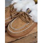 Chaussons femme daim fourrés Indiana camel Chaussons femme daim fourrés Indiana camel