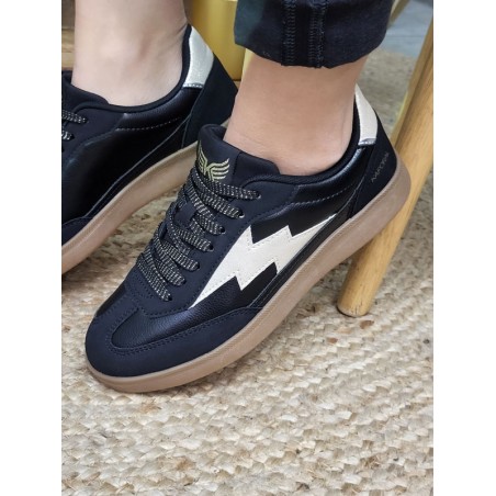Baskets femme Kaporal Seven noires