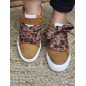 Baskets femme Kaporal Severine camel
