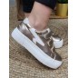 Baskets femme scratchs Kaporal Clovia rose gold