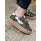 Baskets femme scratchs Kaporal Clovia kaki Baskets femme scratchs Kaporal Clovia kaki