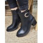 Bottines talon femme LPB Malika noires Bottines talon femme LPB Malika noires