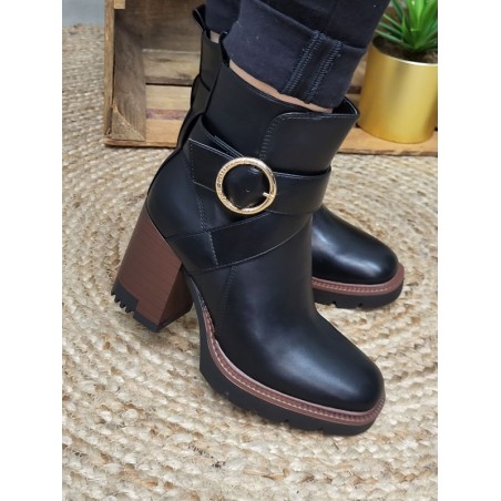 Bottines talon femme LPB Julietta noires