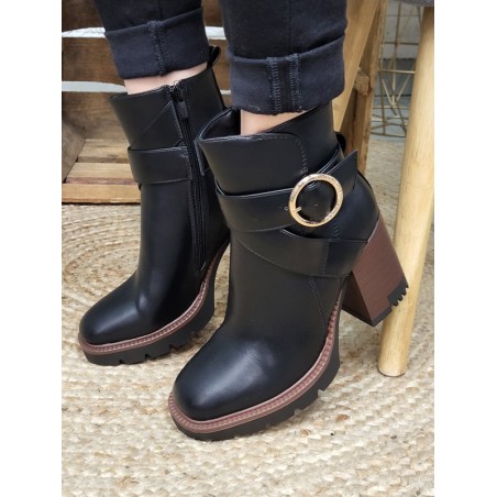 Bottines talon femme LPB Julietta noires