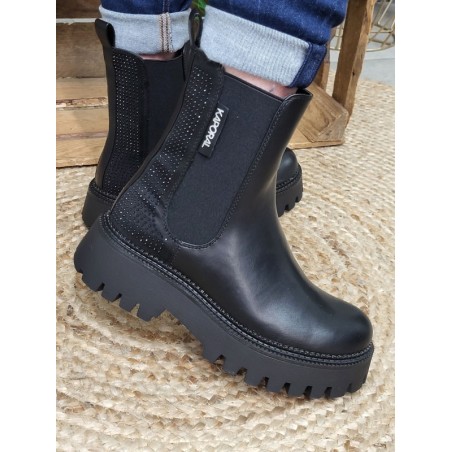 Bottines femme Kaporal Crissy noires