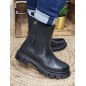 Bottines femme cuir Kaporal Jelly noires
