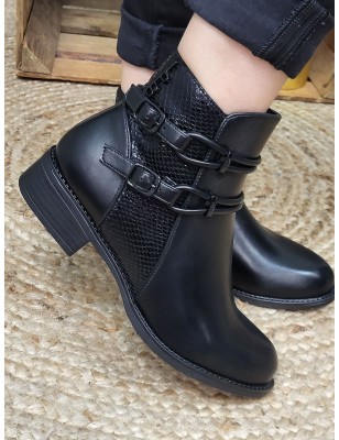 Bottines femme LPB Maram noires
